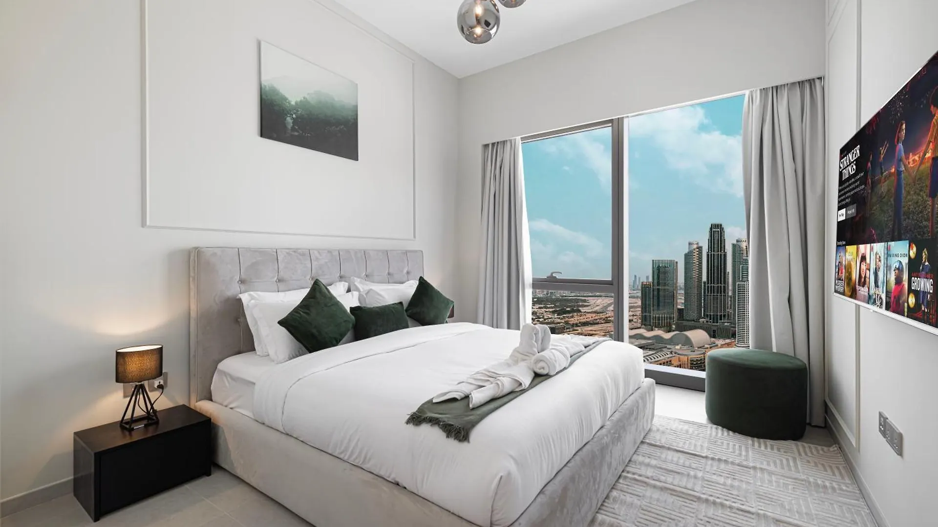 Apartment Skyhigh 2Br Burj Views Steps To Dubai Mall
