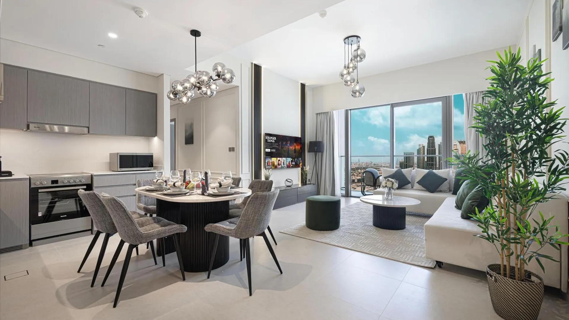 Skyhigh 2Br Burj Views Steps To Dubai Mall Apartment